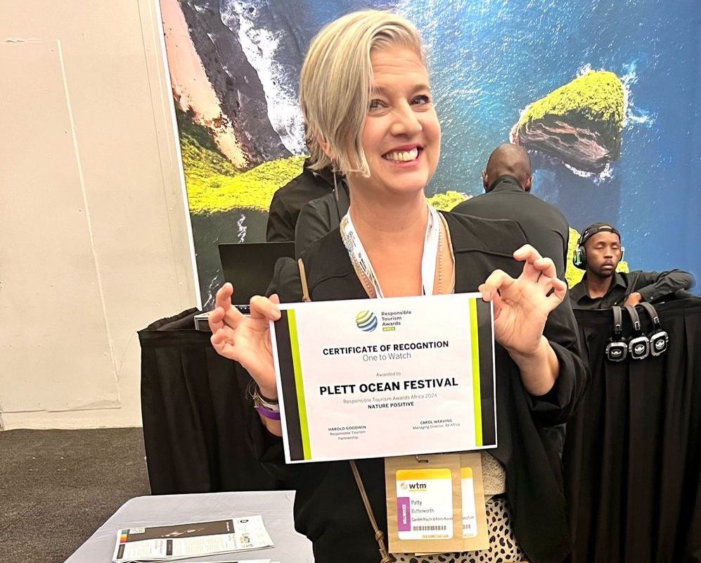 Plett Ocean Festival recognised at WTM Responsible Tourism Awards